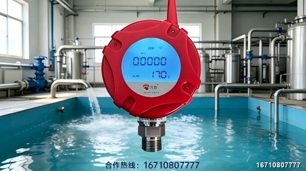 NB-IoT MEMS Wireless Pressure Sensor Product Image — Wanlin Fire Protection MEMS Wireless Pressure Sensor