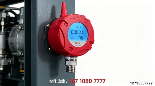 4G Wireless Pressure Gauge by Wanlin Fire Control 4G Wireless Pressure Gauge product image