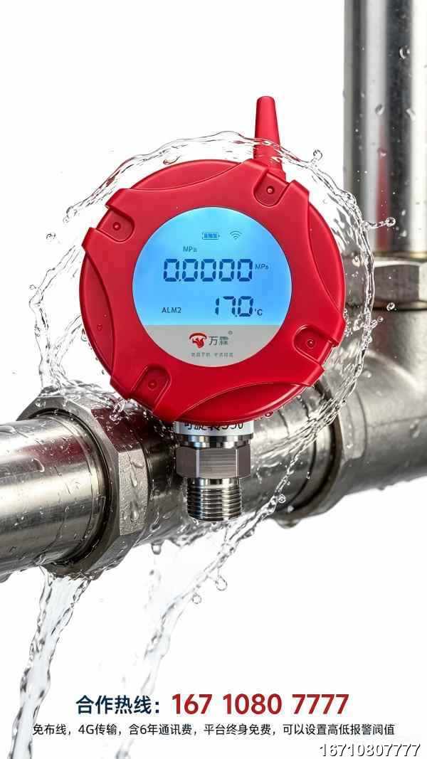 Air Compressor Outlet Pressure Wireless Gauge