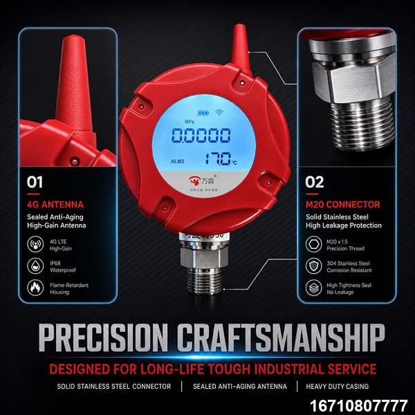 4G Pressure Gauge: Professional Remote Pressure Monitoring Solutions by Wanlin Fire Control
发布时间：20