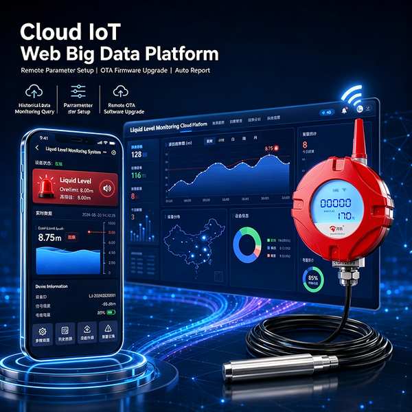 Supply Chain Wireless Hydrostatic Level Gauge
