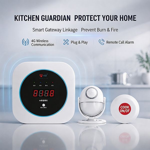 Senior Care Facility Kitchen Alarm by Wanlin Fire Control Senior Care Facility Kitchen Alarm product image
