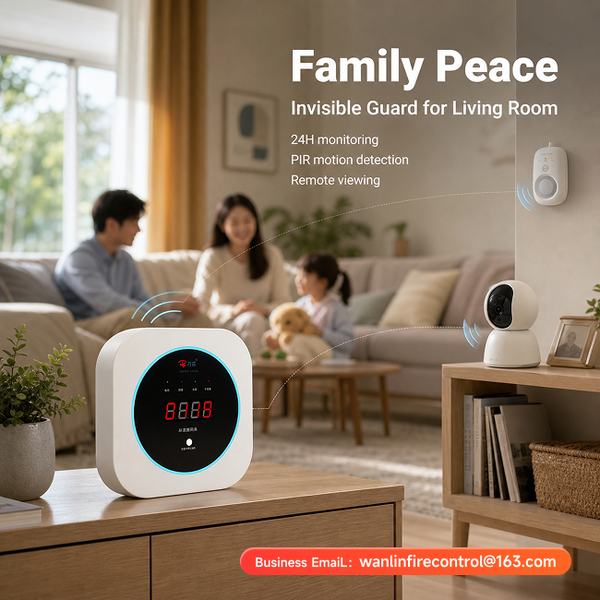 Vacation Rental Smoke Alarm China Manufacturer, AI Security Fire Alarm Bundle, OEM/ODM Global Shippi