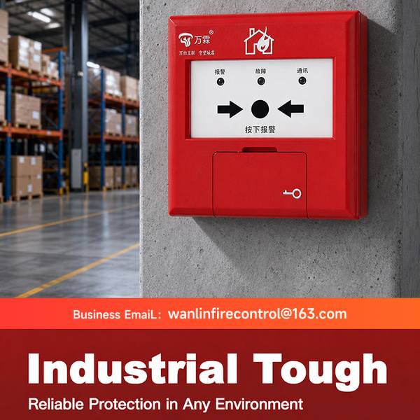 4G LTE Cat.4 + WiFi 6 + Matter + Thread Premium Manual Call Point with Multi-Protocol Product Image — Wanlin Fire Protection manual call point for darkroom