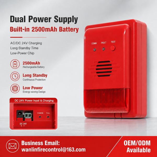 white label sounder strobe alarm