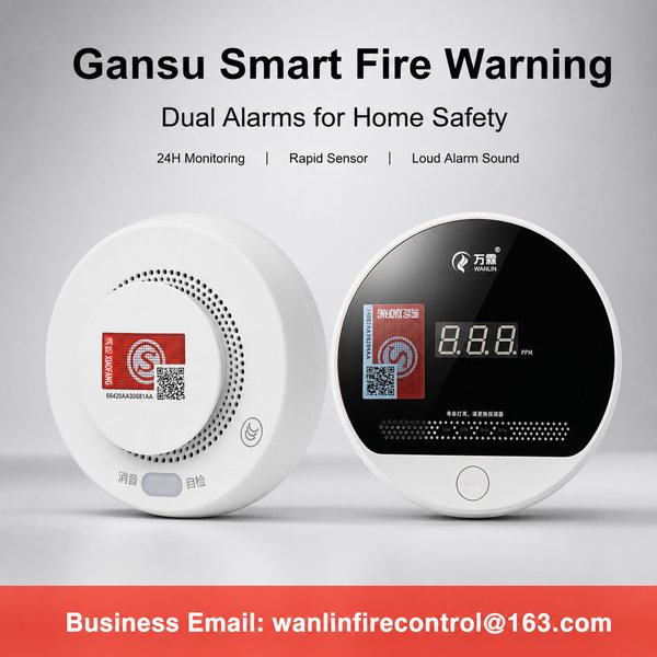 4G LTE Cat.4 + WiFi 6 + Matter + Thread Premium CO Detector with Multi-Protocol Product Image — Wanlin Fire Protection IFC compliant CO alarm