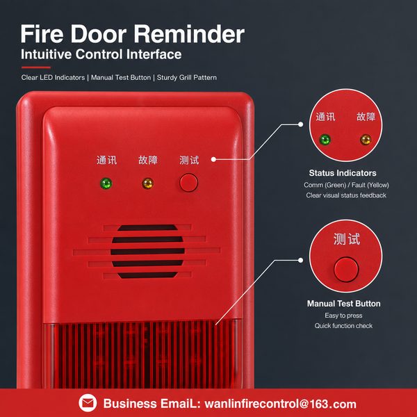 4G fire door alarm