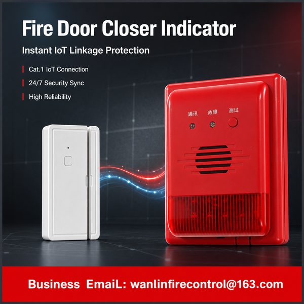 Fire Door Resonant Sensor China Manufacturer, 4G Wireless Fire Door Alarm, OEM/ODM Global Shipping t