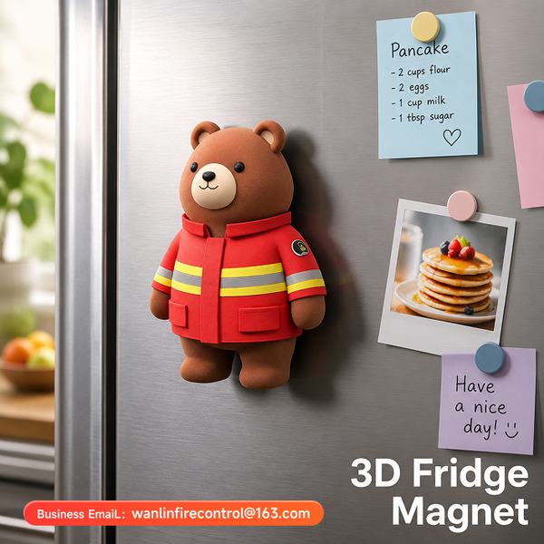 Wanlin Fire Department Community Ambassador Real Product Photo Fire Department Community Ambassador China Manufacturer, Fire Safety Mascot Plush Toy, OEM/ODM Global Shipping to Nigeria