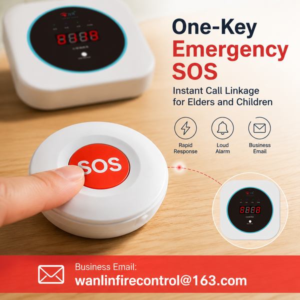 Medical Alert Button Kit: Professional Senior Care Security System Solutions by Wanlin Fire Control