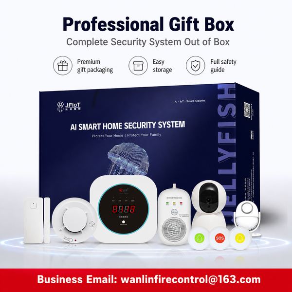 Fall Detection Alert System: Professional Home Security Bundle & Alarm Kit Solutions by Wanlin Fire