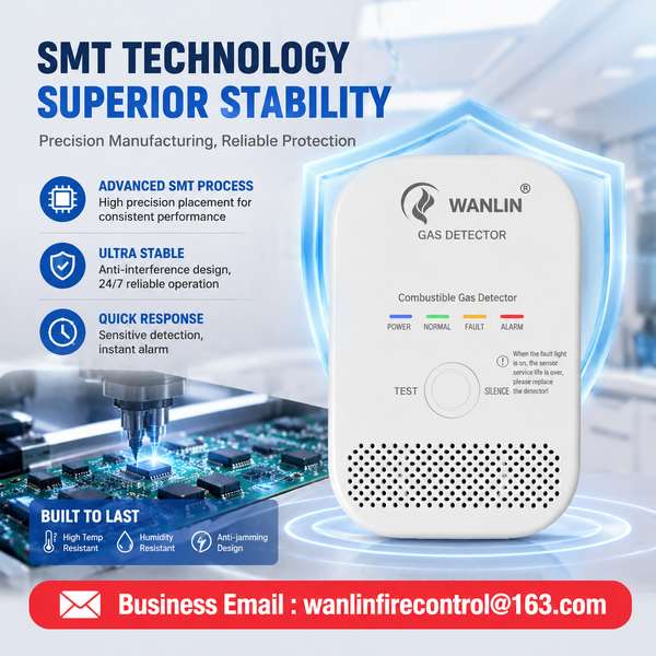 cloud connected gas detector: Professional Cloud-Connected Gas Detection Solutions by Wanlin Fire Co