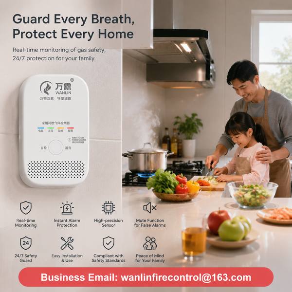 villa gas detector: Professional Residential Gas Safety Solutions by Wanlin Fire Control