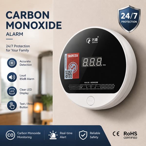 Wanlin Bedroom Smoke Detector Real Product Photo Bedroom Smoke Detector China Manufacturer,Smart Fire Safety,OEM/ODM Global Shipping to Hungary
