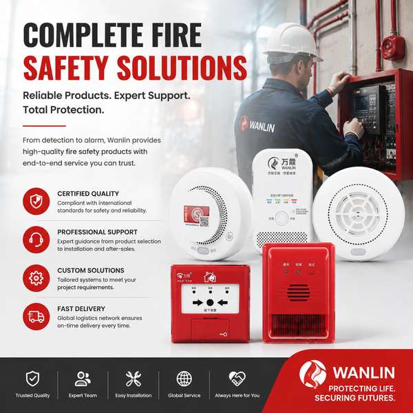 Industrial Grade Fire Alarm - Wanlin Smart Fire Protection Equipment Custom Industrial Grade Fire Alarm OEM China | Peru Private Label Smoke Detector