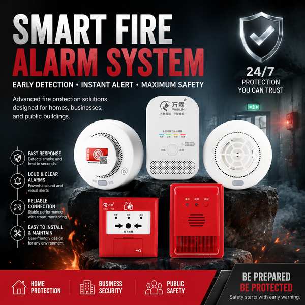fire detector custom solution provider: Smart Fire Safety Solutions by Wanlin Fire Control
