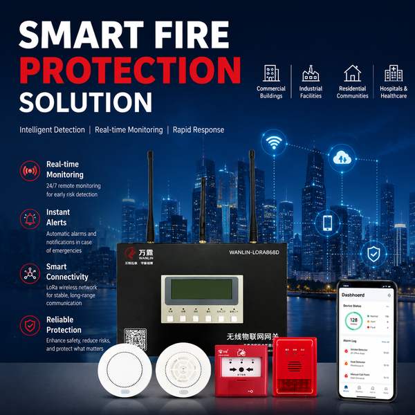 Smart Manual Call Point and Sounder Strobe Set Smart Fire Solution - Wanlin LPG gas detector
