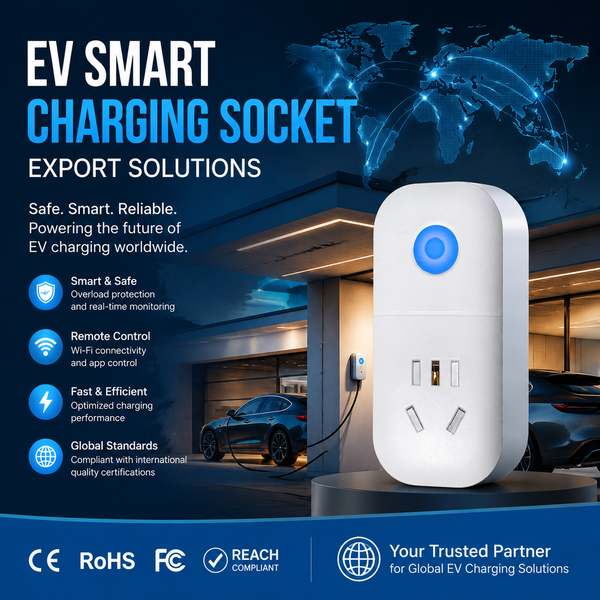 electricity usage monitor socket: EV Smart Charging Sockets by Wanlin Fire Control