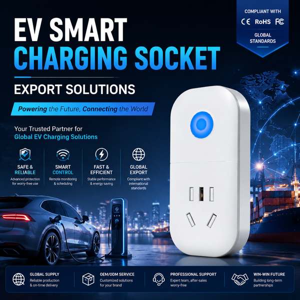 flame retardant smart socket OEM: EV Smart Charging Sockets by Wanlin Fire Control