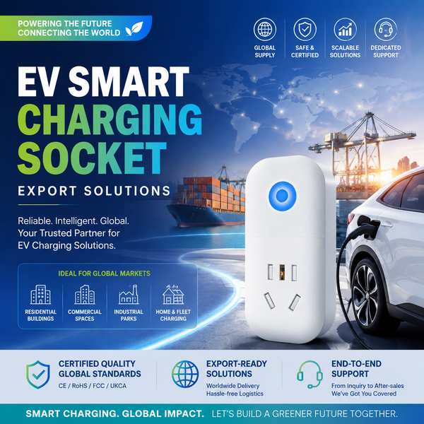 Wanlin Fire Protection Solar Compatible Smart EV Charging Socket — EV Smart Charging Socket Manufacturing Excellence smart plug with scene automation