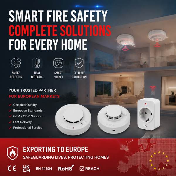 Wanlin Fire Protection Complete Home Fire Safety DIY Kit -- Smart Fire Protection Manufacturing Excellence heat detector