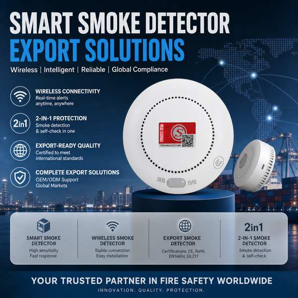 Best 4G Smoke Detector Manufacturer | Thailand Export - CE/FCC/RoHS Wanlin