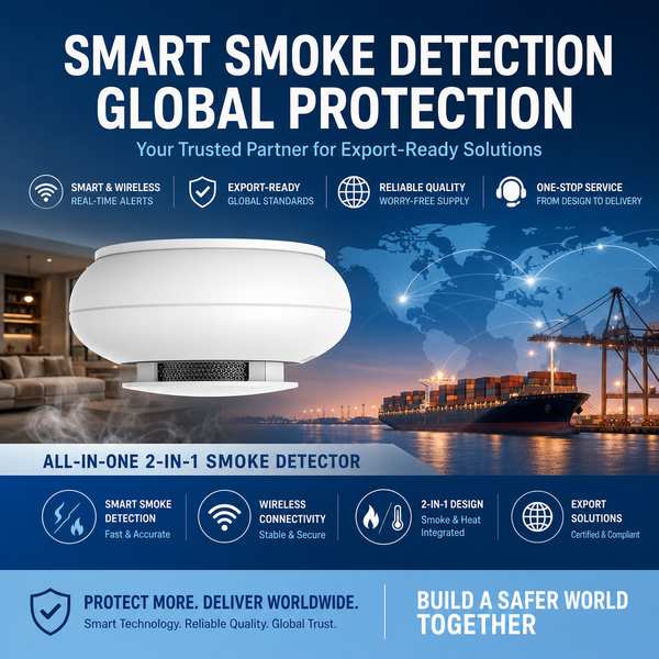 Best Intelligent Smoke Detector Manufacturer | Czech Republic Export - CE/FCC/RoHS Wanlin