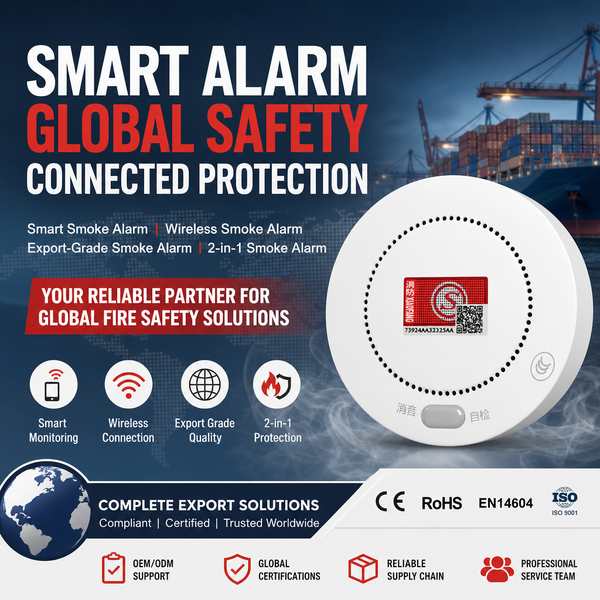 Best Intelligent Smoke Detector Manufacturer | UAE Export - CE/FCC/RoHS Wanlin