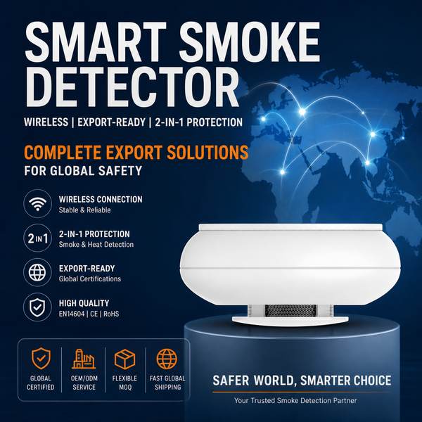 Cambodia smoke alarm for Saudi Arabia: Premium Quality by Wanlin Fire Equipment China Factory