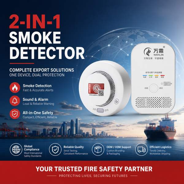 Smart Smoke Alarm - Wanlin Smart Smoke Detector Product Best Smart Smoke Alarm Manufacturer | Australia Export - CE/FCC/RoHS Wanlin