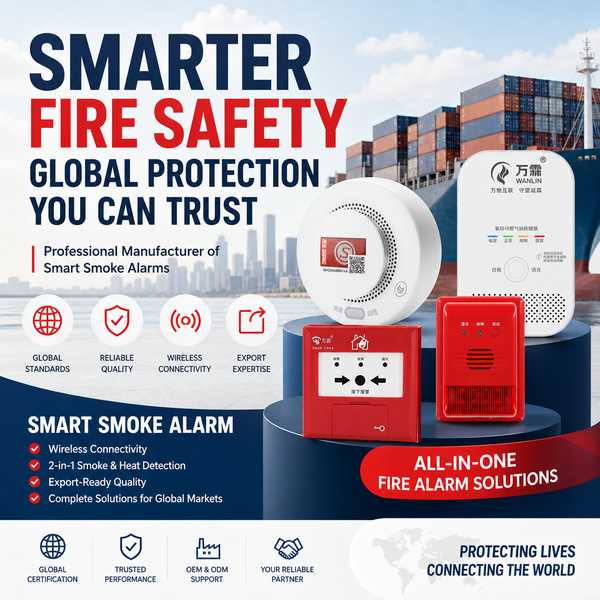 Best Cloud-Connected Smoke Alarm Manufacturer | Germany Export - CE/FCC/RoHS Wanlin