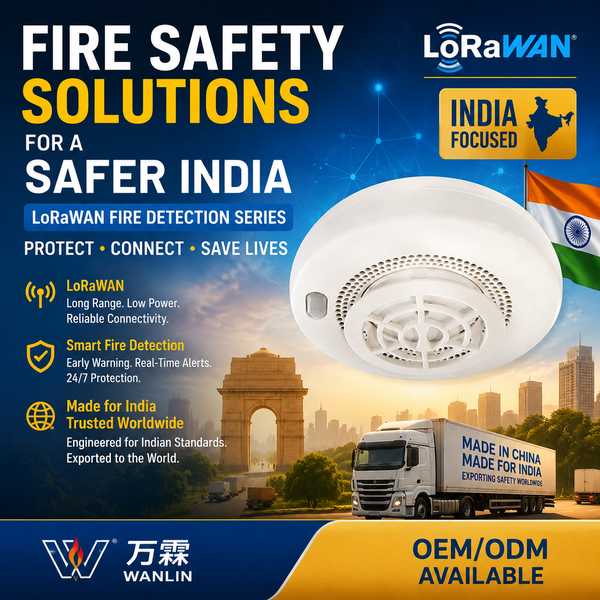 WL-LW-MS500 LoRaWAN Multi-Sensor Fire Detector for Vasai-Virar