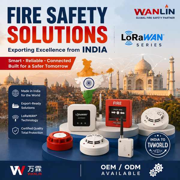 India LoRa smoke detector for Bathinda: Premium Quality by Wanlin China Factory