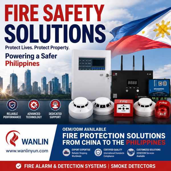 Best IoT Fire Alarm Control Panel Manufacturer | Lapu-Lapu City Philippines Export - BFP Approved Wanlin