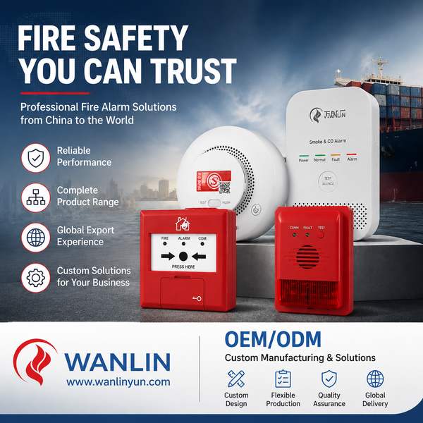 Best Photoelectric Smoke Alarm Manufacturer | Sao Paulo, Brazil - EN 14604 UL 217 Wanlin Fire