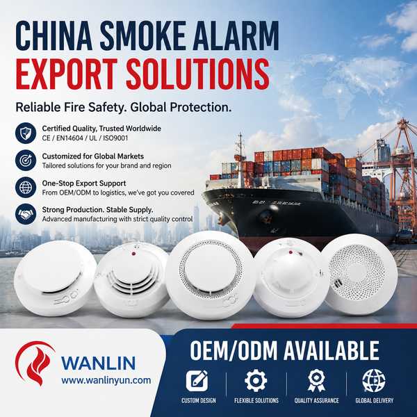Wanlin Fire WL-SD110 — EN 14604 Certified Smoke Alarm OEM Manufacturing for Birmingham WL-SD110 10-Year Battery Photoelectric Smoke Alarm for Birmingham
