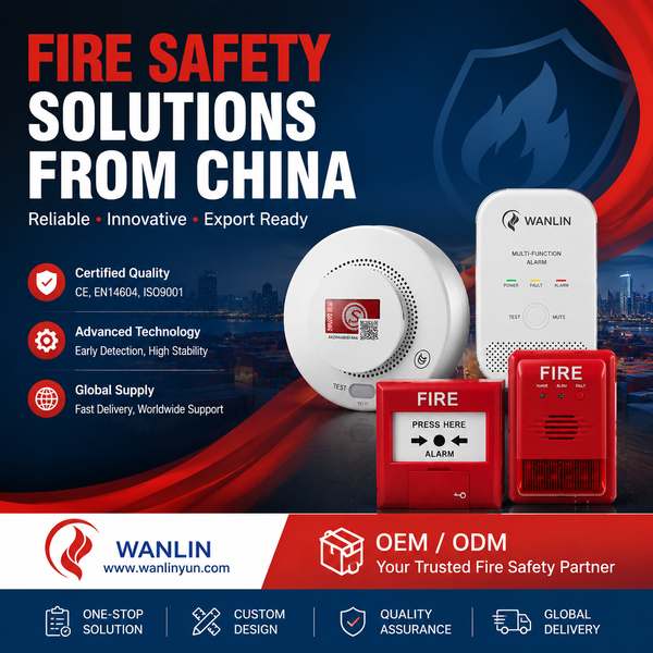 Best Photoelectric Smoke Alarm Manufacturer | Oslo, Norway - EN 14604 UL 217 Wanlin Fire