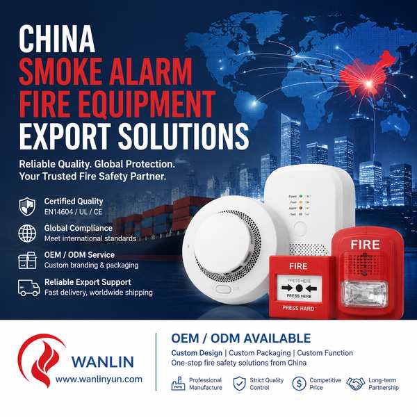 Smoke Alarm Manufacturing Service for Tanzania: Trusted Smoke Alarm OEM Manufacturer in China