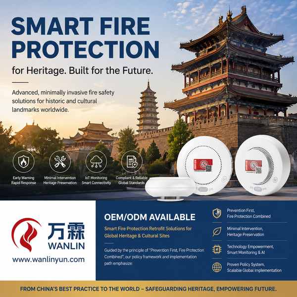 WL-HF700 Wireless Heritage Fire Detection for Kuala Lumpur