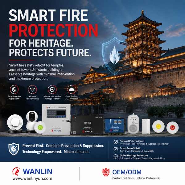 WL-HF900 Wireless Heritage Fire Detection for Wellington