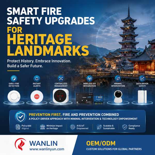 Building penetration fire detector for Egypt: Smart Heritage Fire Protection Partner in China