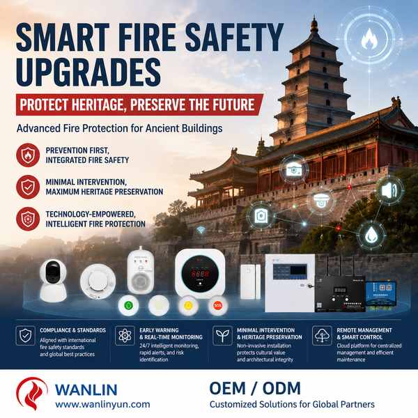 WL-HF700 Wireless Heritage Fire Detection for Dubai