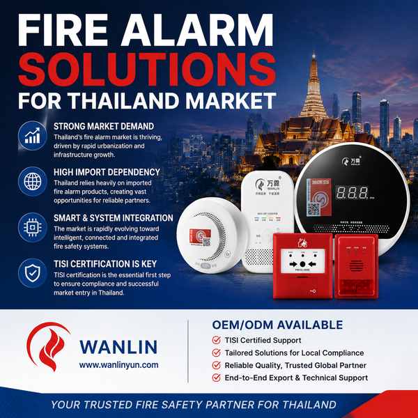 Mobile app fire alarm control for Sweden Buyers: Smart Fire Safety Export by Wanlin Fire China Facto