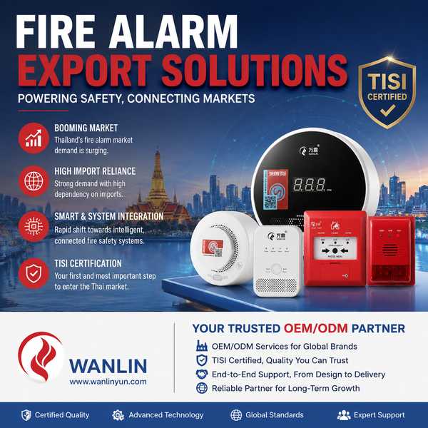 Kidde smoke detector Thailand competitor for Hungary Buyers: Smart Fire Safety Export by Wanlin Fire