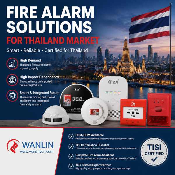 Best Loop Addressable Fire Alarm Panel Manufacturer | Ubon Ratchathani, Thailand - TISI CE RoHS Wanlin Fire