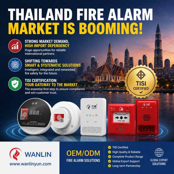 Barracks smoke detector for Ecuador Buyers: Smart Fire Safety Export by Wanlin Fire China Factory-Product Center-UL Listed Smoke Detector, UL Standard Smoke Alarm, UL Approved Photoelectric Smoke Sensor, UL Certif-UL Listed Smoke Detector, UL Standard Smoke Alarm, UL Approved Photoelectric Smoke Sensor, UL Certified Fire Tester, UL Compliant Smoke Detection Device