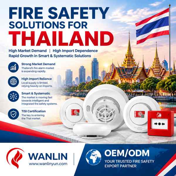 Best Conventional Fire Alarm Control Panel Manufacturer | Krabi, Thailand - TISI CE RoHS Wanlin Fire