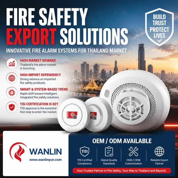 Cold storage smoke detector for Lebanon Buyers: Smart Fire Safety Export by Wanlin Fire China Factor