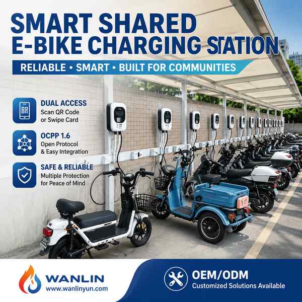 Best Dual-Gun Charging Station for Fleets Manufacturer | Da Nang, Vietnam - CE RoHS Wanlin