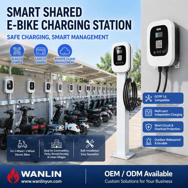 Scan-to-Charge QR Code Station - Wanlin Fire EV Charger OEM Manufacturer in China Best Scan-to-Charge QR Code Station Manufacturer | Bandar Seri Begawan, Brunei - CE RoHS Wanlin